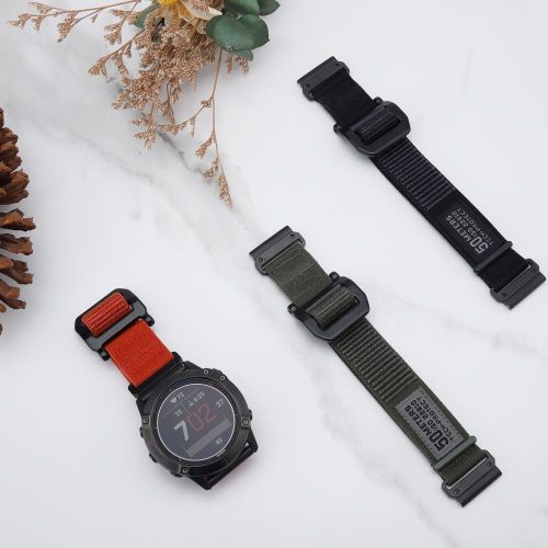 Tech-Protect Scout Garmin Fenix 5/6/6 Pro/7 Military zöld - okosóra szíj