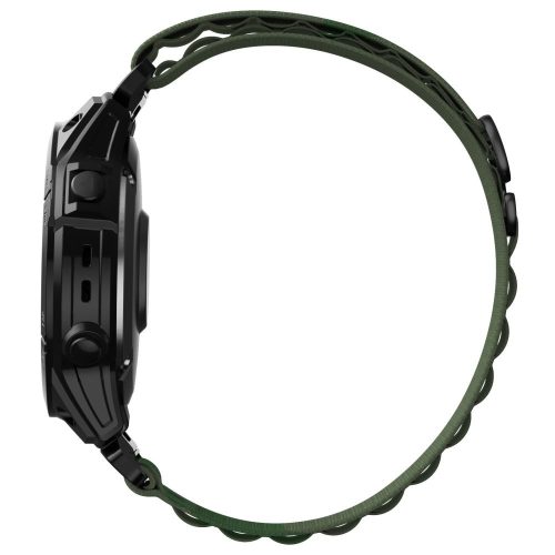 Tech-Protect Nylon Pro Garmin Fenix 5/6/6 Pro/7 Military zöld - okosóra szíj