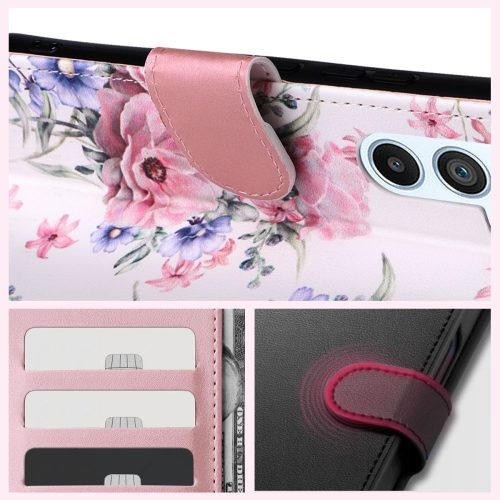 Tech-Protect Wallet Xiaomi Redmi 13C / Poco C65 Blossom Flower - tablet tok
