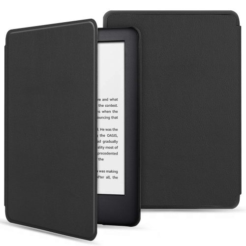 Kindle 11 (2022) tablet tok (Smart Case) on/off funkcióval - black (ECO csomagolás) (FN0467) - Tablet tok