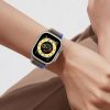 Apple Watch Series 4/5/6/7/8 Ultra/SE (42/44/45/49 mm) okosóra szíj - TECH-PROTECT Nylon fekete szövet szíj