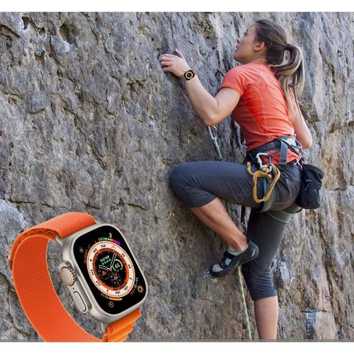 Tech-Protect Nylon Pro textil szíj kompatibilis az Apple Watch 4/5/6/7/8/SE 38/40/41mm fekete