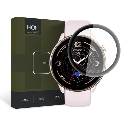 hofi hybrid pro+ amazfit gtr mini fekete okosóra üvegfólia