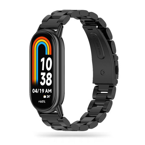 Tech-Protect stainless xiaomi smart band 8 / 8 nfc fekete szíj