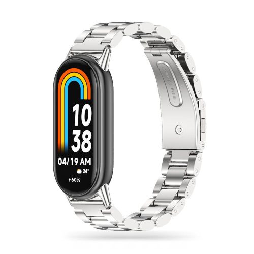 Tech-Protect stainless xiaomi smart band 8 / 8 nfc silver szíj