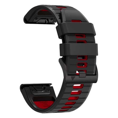 Tech-Protect Iconband Pro Garmin Fenix 5 / 6 / 6 Pro / 7 fekete/piros - okosóra szíj