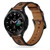 Tech-Protect Screwband bőrszíj kompatibilis a Samsung Galaxy Watch 4 / Galaxy Watch 4 Classic Brown készülékkel