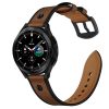 Tech-Protect Screwband bőrszíj kompatibilis a Samsung Galaxy Watch 4 / Galaxy Watch 4 Classic Brown készülékkel