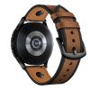 Tech-Protect Screwband bőrszíj kompatibilis a Samsung Galaxy Watch 4 / Galaxy Watch 4 Classic Brown készülékkel