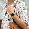 Tech-Protect vékony milánói rozsdamentes acél szíj, amely kompatibilis az Apple Watch 1/2/3/4/5/6/7/SE (38/40/41mm), rózsaarany