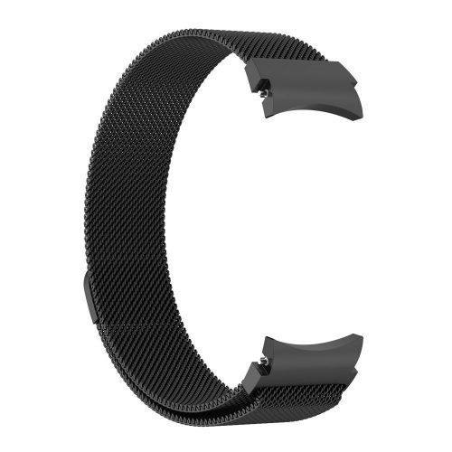 Tech-Protect Milaneseband V2 rozsdamentes acél szíj, kompatibilis a Samsung Galaxy Watch 4 / Galaxy Watch 4 Classic készülékkel, fekete