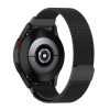 Tech-Protect Milaneseband V2 rozsdamentes acél szíj, kompatibilis a Samsung Galaxy Watch 4 / Galaxy Watch 4 Classic készülékkel, fekete