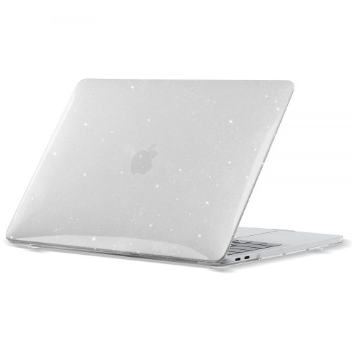 TECH-PROTECT Smartshell laptop tok, csillogó, MacBook Air 13" (2018/2020) laptophoz, átlátszó