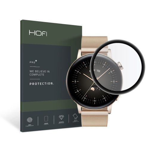 Huawei Watch GT 3 42mm fekete védőfólia HOFI Hybrid Glass 0,3mm 7H