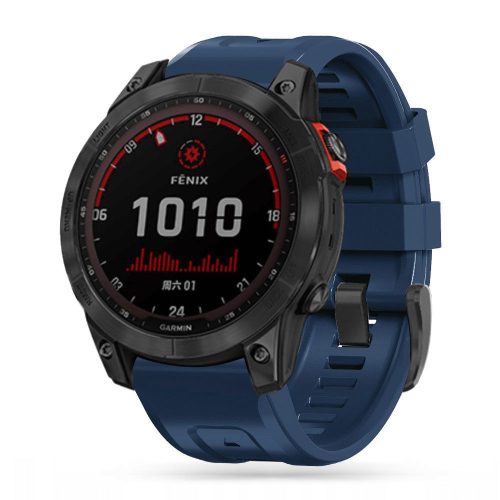 Tech-Protect Iconband műanyag szíj kompatibilis a Garmin Fenix 5/6/6 Pro/7 Navy Blue termékkel