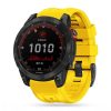 GARMIN FENIX 5 / 6 / 6 PRO / 7 okosóra szíj - TECH-PROTECT Iconband sárga szilikon szíj