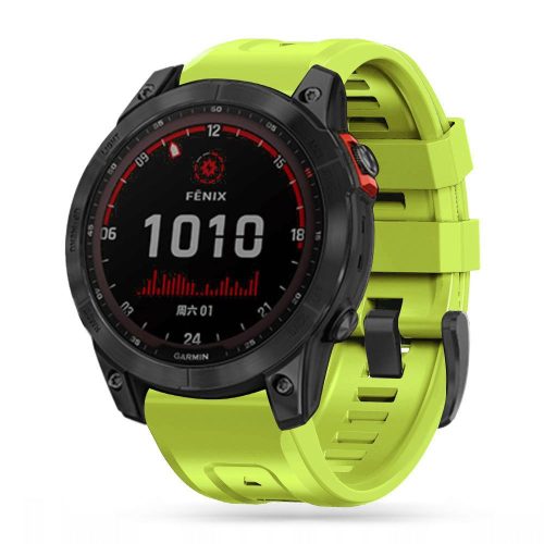 Műanyag szíj, Tech-Protect Iconband kompatibilis a Garmin Fenix 3/5X/3HR/5X Plus/6X/6X Pro/7X Green termékkel