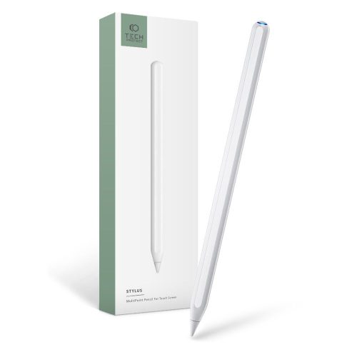 Stylus Pen Tech-Protect Digital V2 Apple iPad táblagépekhez, LED, 120 mAh, fehér