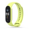 Tech-Protect Icon szilikon szíj kompatibilis a Xiaomi Mi Band 5/6/6 NFC/7 Lime-mal