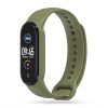 Tech-Protect Icon óraszíj, szilikon, Xiaomi Mi Band 5/6, Green