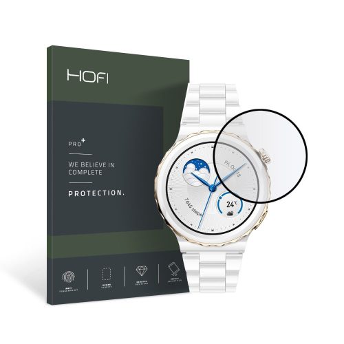 Huawei Watch GT 3 Pro 43mm fekete védőfólia HOFI Hybrid Glass 0,3mm 7H