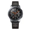 Tech-Protect leather samsung galaxy watch 46mm fekete szíj