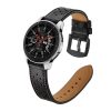 Tech-Protect leather samsung galaxy watch 46mm fekete szíj