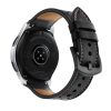 Tech-Protect leather samsung galaxy watch 46mm fekete szíj