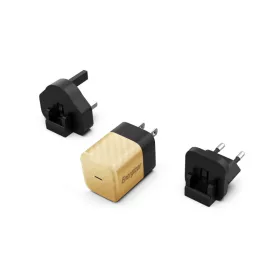   Energizer Ultimate - Multiplug EU / UK / US GaN 20W PD hálózati töltő, gyorstöltés arany