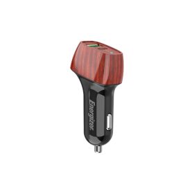   Energizer Ultimate - USB-C & USB-A 38W PD + QC3.0 autós töltő (WALNUT)