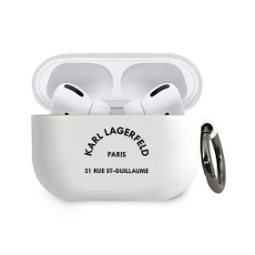 Karl Lagerfeld Silicone RSG - tok Apple AirPods Pro fehér