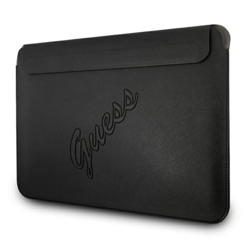 Guess Saffiano Script Computer Sleeve - Notebook tok 13" (fekete)