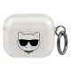 Karl Lagerfeld Choupette Head Glitter - Airpods 3 (ezüst)
