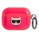Karl Lagerfeld Choupette Head Glitter - tok Airpods Pro (Fluo Pink)