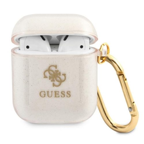 Guess Colored Glitter - Airpods (arany)