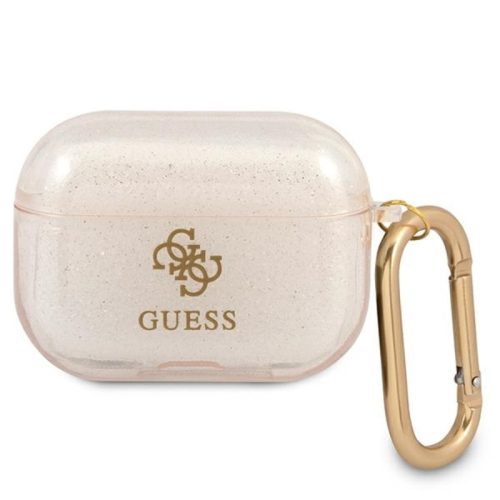 Guess Colored Glitter - tok airpods pro (arany)