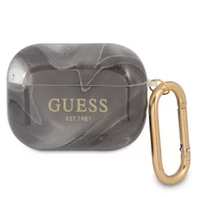 Guess Marble Est. - Airpods Pro (fekete)