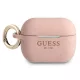 Guess Silicone Glitter Est - Airpods (rózsaszín)