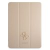 Guess Saffiano 4G nagy fém logó – tok iPad Pro 12,9" 2021-hez (arany)