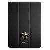 Guess Saffiano 4G nagy fém logó – tok iPad Pro 12,9" 2021-hez (fekete)