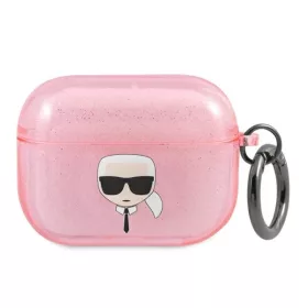 Karl Lagerfeld Karl Head Glitter - Airpods Pro (rózsaszín)
