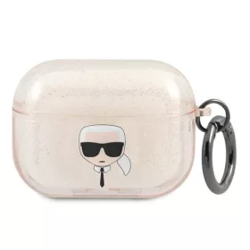Karl Lagerfeld Karl Head Glitter - Airpods Pro (Gold)