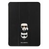 Karl Lagerfeld Saffiano Karl & Choupette fejek – iPad Pro tok, 12,9" 2021 (fekete)