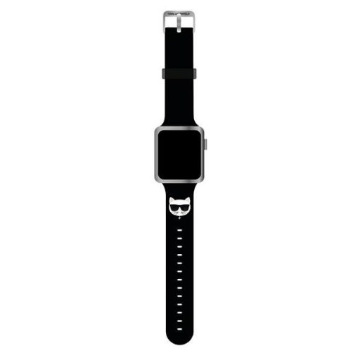 Karl Lagerfeld Choupette Head - óraszíj Apple Watch  38 / 40mm (fekete)