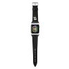 Karl Lagerfeld Saffiano Karl Head – Apple Watch óraszíj 42/44/45 mm (fekete)