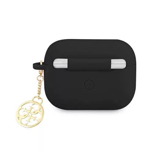 Guess Silicone Charm 4G Cover - tok Apple AirPods Pro fekete