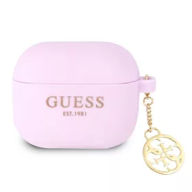 Guess 4G Charms Silicone tok - tok AirPods 3 (Purple)