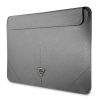 Guess Saffiano Triangle Logo Sleeve - Notebook tok 13" / 14" (ezüst)