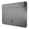 Guess Saffiano Triangle Logo Sleeve - Notebook tok 16" (ezüst)