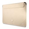 Guess Saffiano Triangle Logo Sleeve - Notebook tok 13" / 14" (bézs)